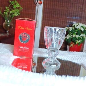 ST. GEORGE Votive Crystal‎ Candle Holder